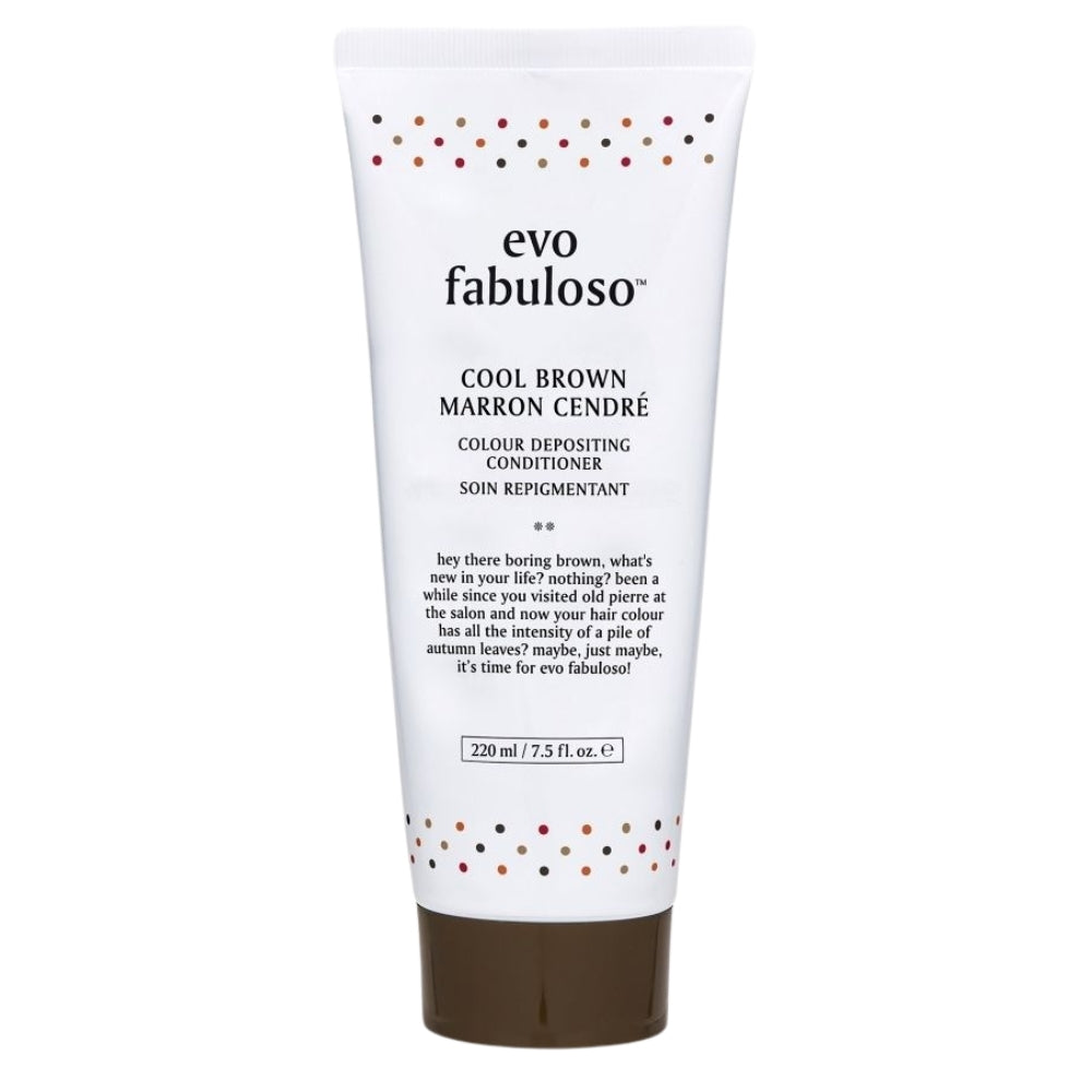 Evo Fabuloso Cool Brown Colour Depositing Conditioner 220ml