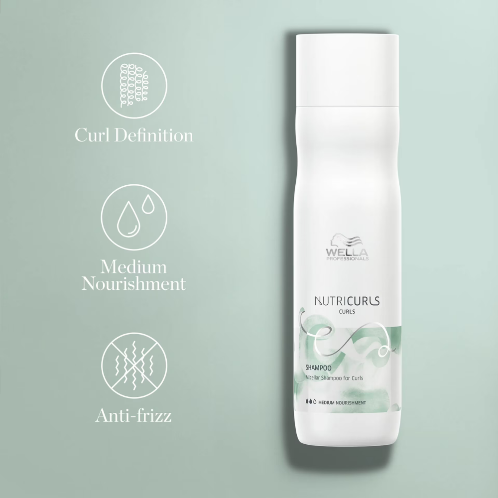 Wella Nutri Curls Micellar Shampoo 250ml