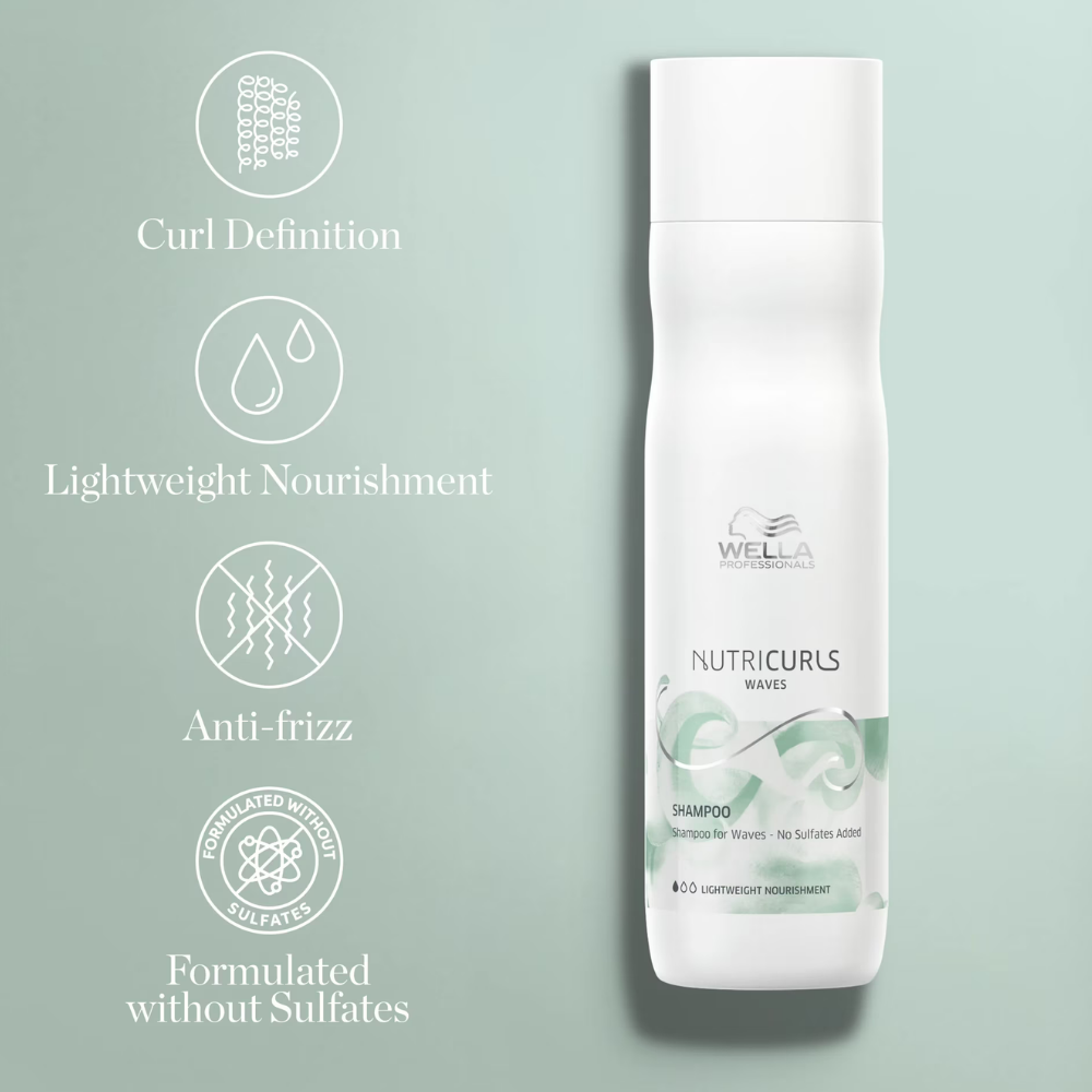 Wella Nutri Curls Shampoo for Waves 250ml
