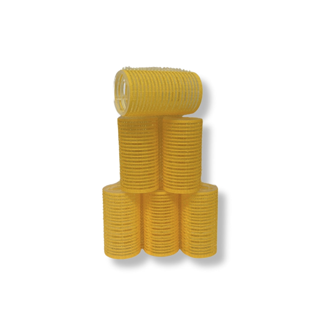 Velcro Rollers Yellow Pk 6 33mm