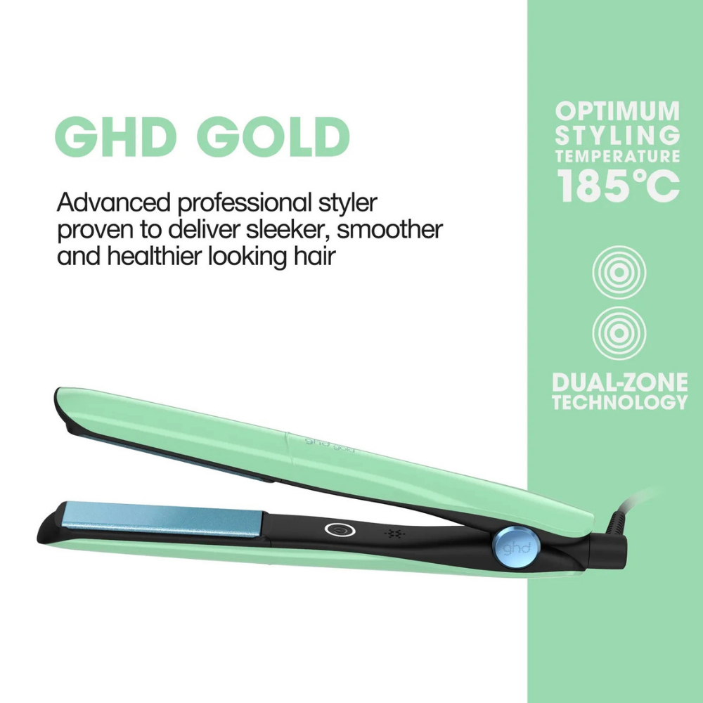 Ghd Gold Hair Straightener in Jelly Mint