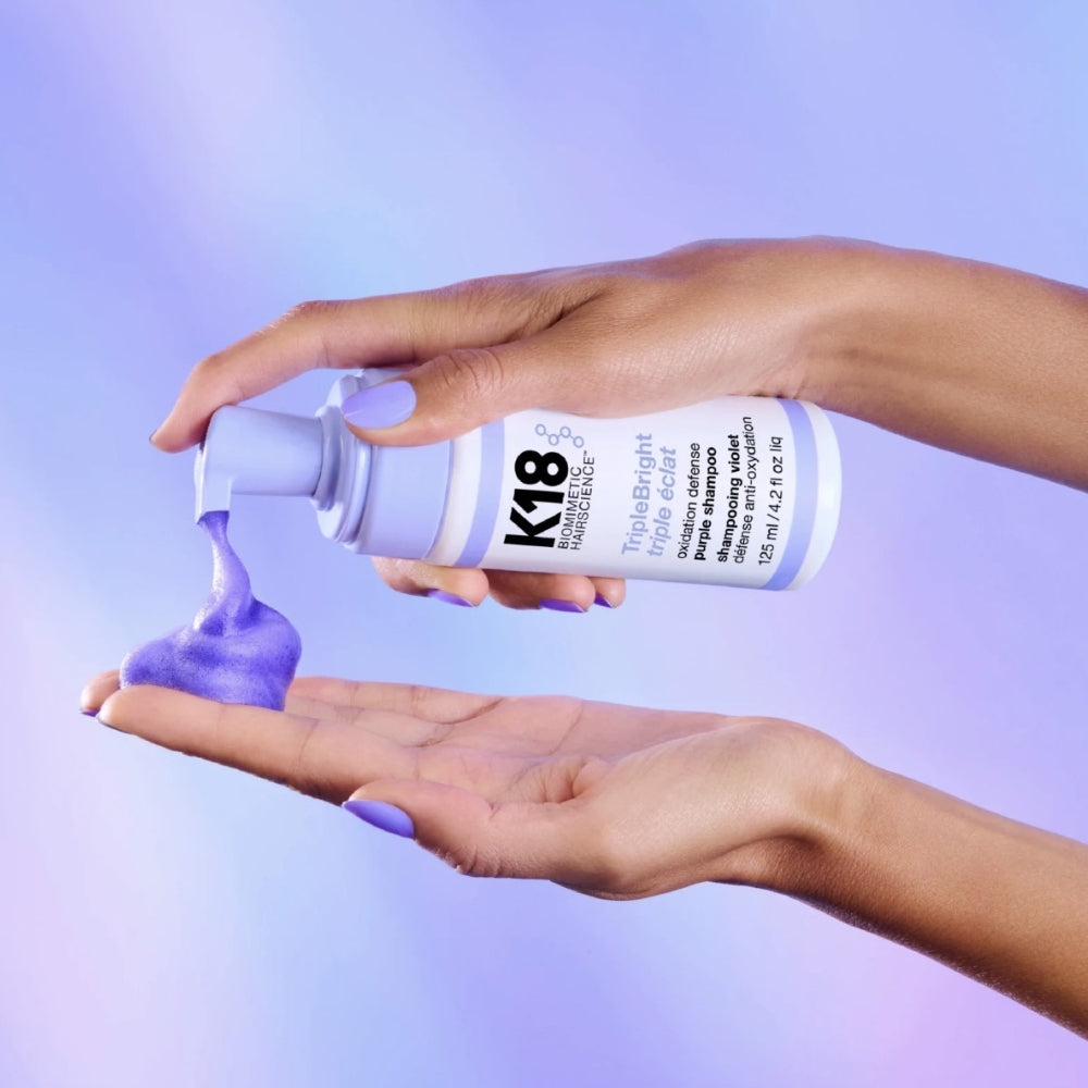 K18 TripleBright Oxidation Defense Purple Shampoo 125ml