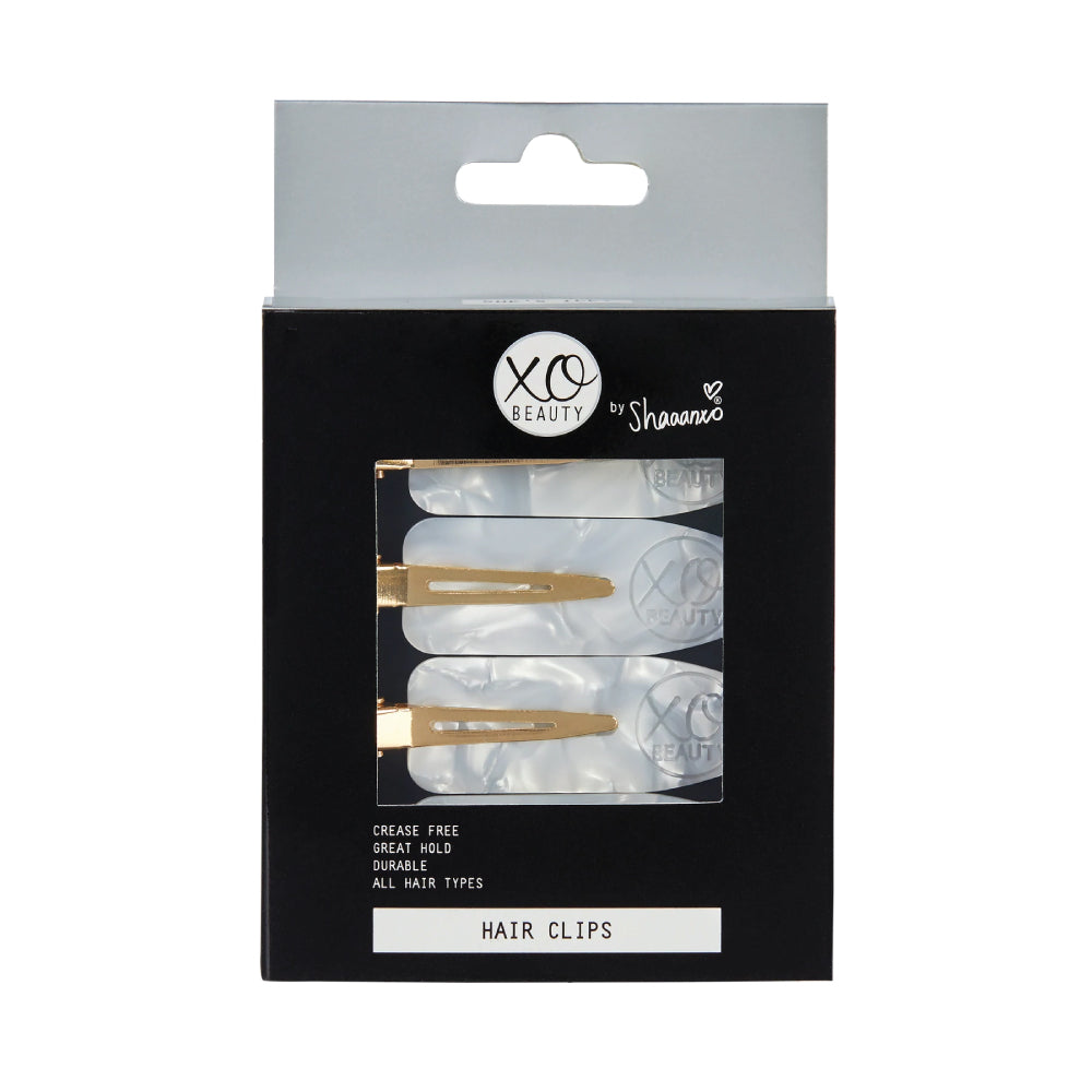 XoBeauty Crease Free Hair Clips She’s Icey 4 Pack
